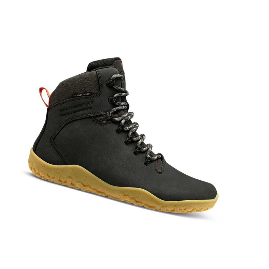 Botas Montaña Vivobarefoot Tracker II Firm Ground Hombre Negros | 374169TLC