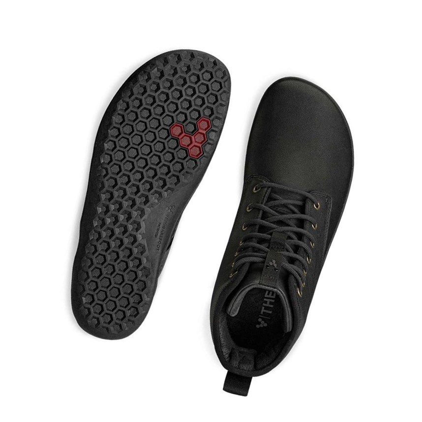 Botas con Cordones Vivobarefoot Scott II Hombre Negros | 430129MCJ