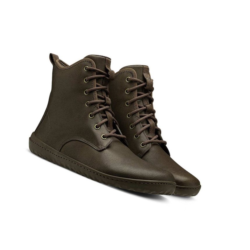 Botas con Cordones Vivobarefoot Scott II Hombre Marrom | 914568IJS