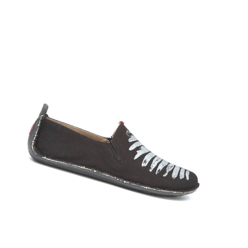 Espadrilles Vivobarefoot Ababa Lona Soul of Africa Mujer Negros | 986152UHV