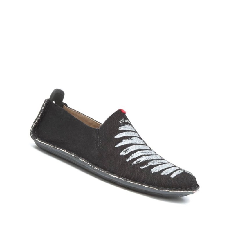 Espadrilles Vivobarefoot Ababa Lona Soul of Africa Mujer Negros | 986152UHV