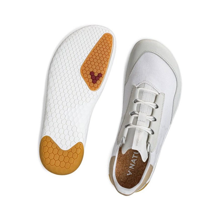 Tenis Deportivas Vivobarefoot Geo Shell Hombre Blancos | 861325AIG