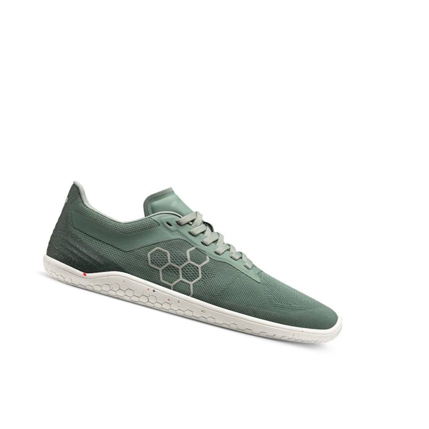 Tenis Para Correr Vivobarefoot Geo Racer II Hombre Verdes | 490216TES