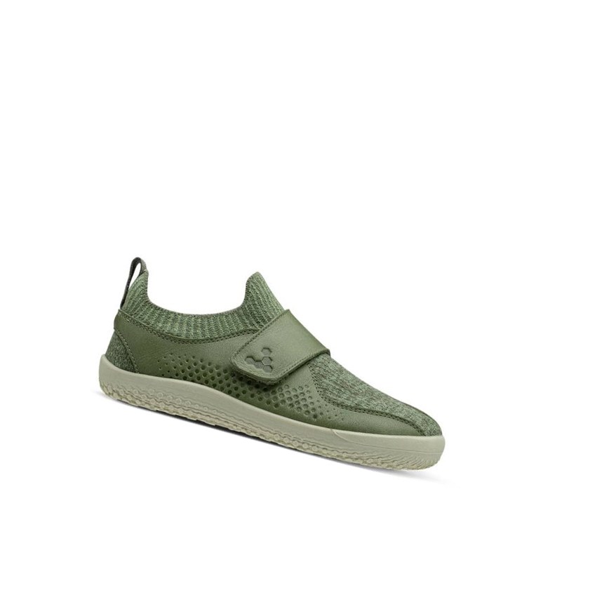 Tenis Para Correr Vivobarefoot Primus Knit WMK Niños Verdes | 092814XVS