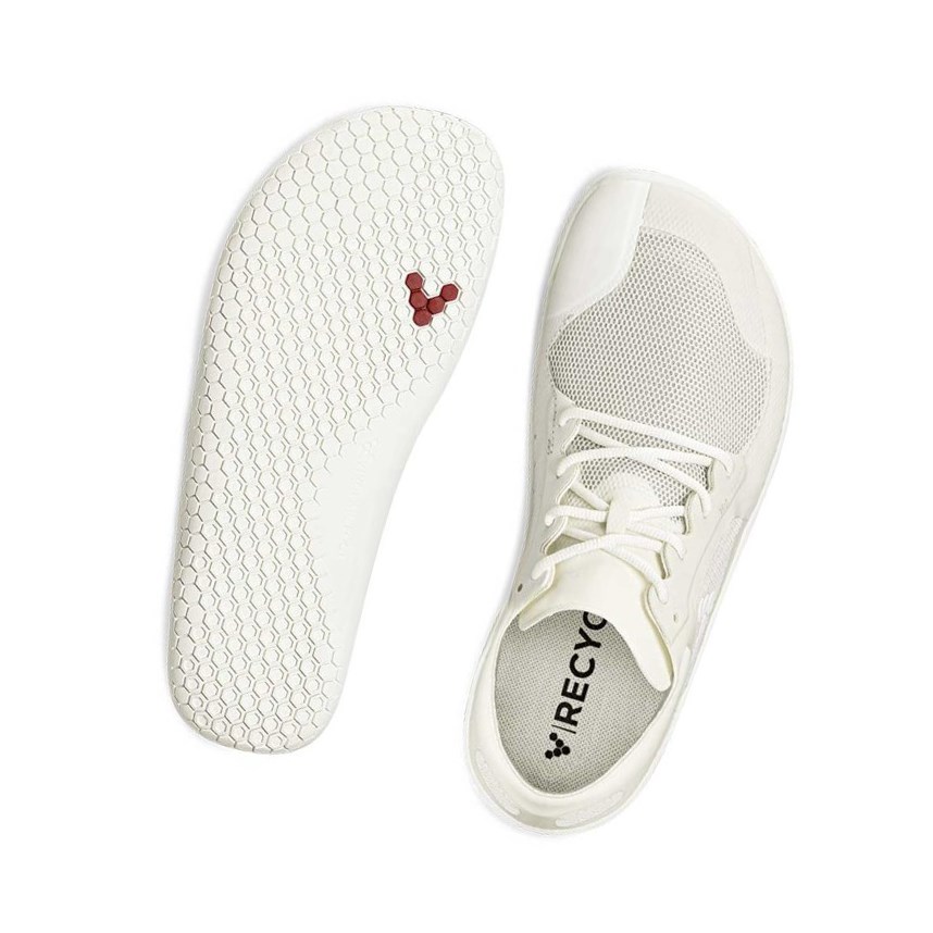 Tenis Para Correr Vivobarefoot Primus Lite III Mujer Blancos | 245618WUZ