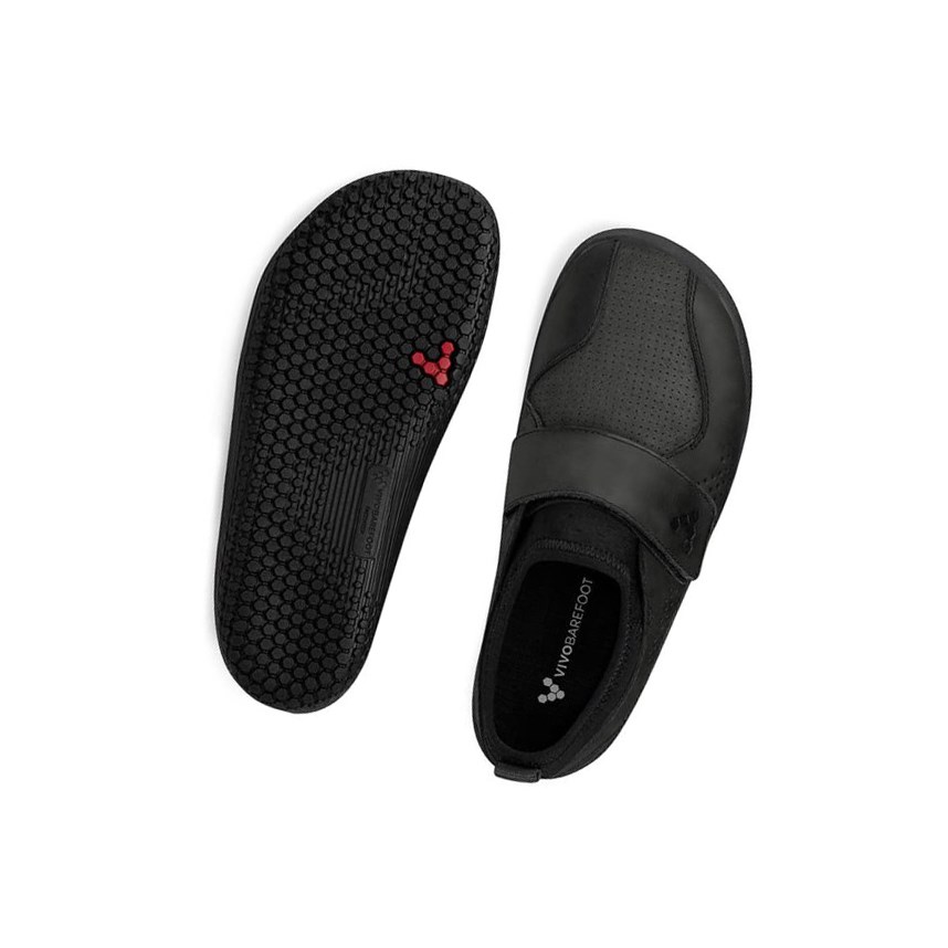 Tenis Para Correr Vivobarefoot Primus School Niños Negros | 795280KDX