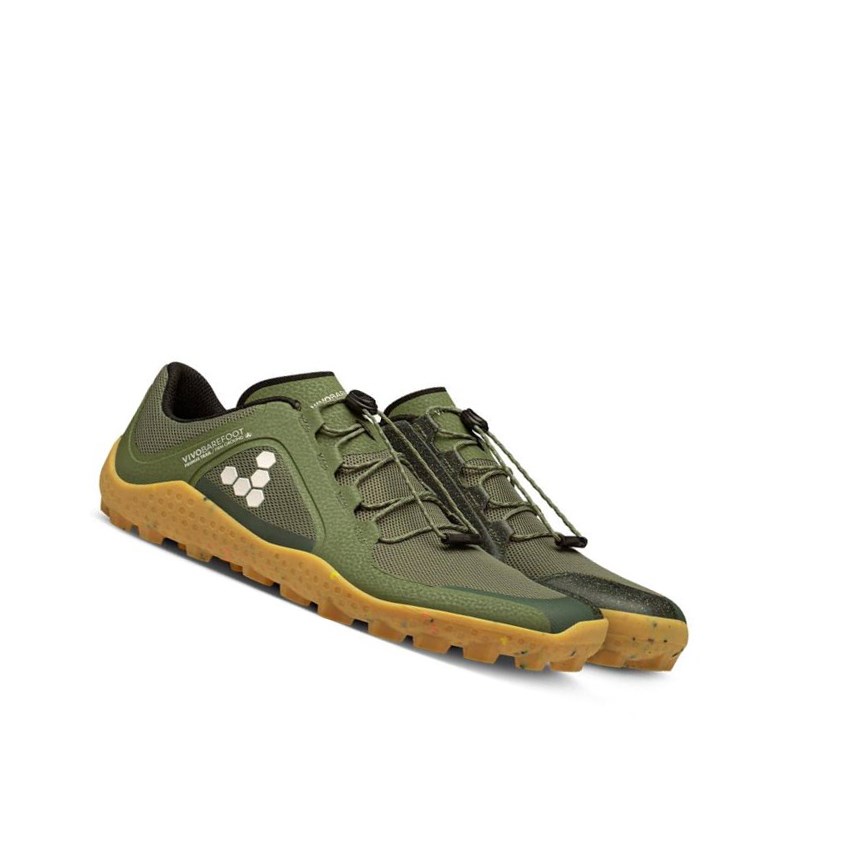 Tenis Para Correr Vivobarefoot Primus Trail II Soft Ground Hombre Verdes | 057168OPM