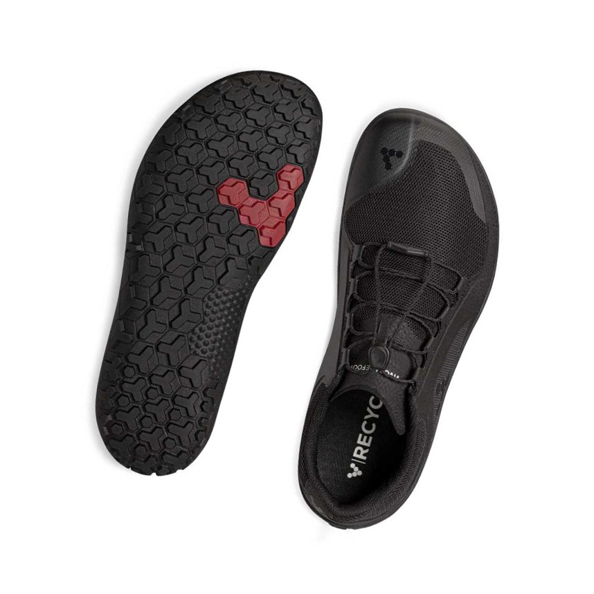 Tenis Para Correr Vivobarefoot Primus Trail II Firm Ground Hombre Negros | 306748LXW