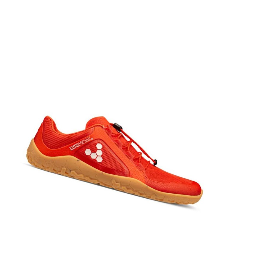 Tenis Para Correr Vivobarefoot Primus Trail II Firm Ground Hombre Rojos | 319746NFA