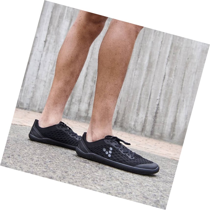 Tenis Para Correr Vivobarefoot Stealth III Hombre Negros Oscuro | 189564TBQ