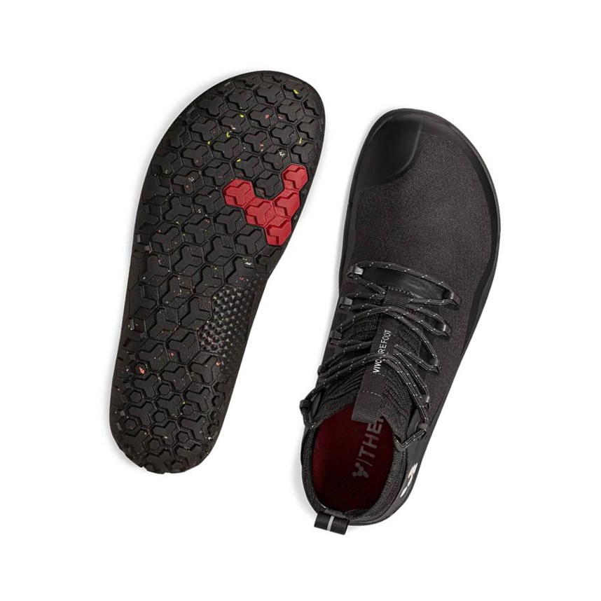 Tenis Trail Vivobarefoot Magna Trail II Firm Ground Mujer Negros | 172035SLG