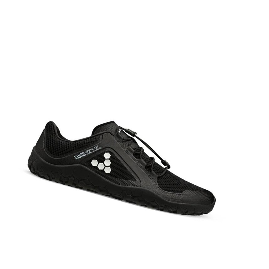 Tenis Trail Vivobarefoot Primus Trail Firm Ground Hombre Negros | 503687TSL