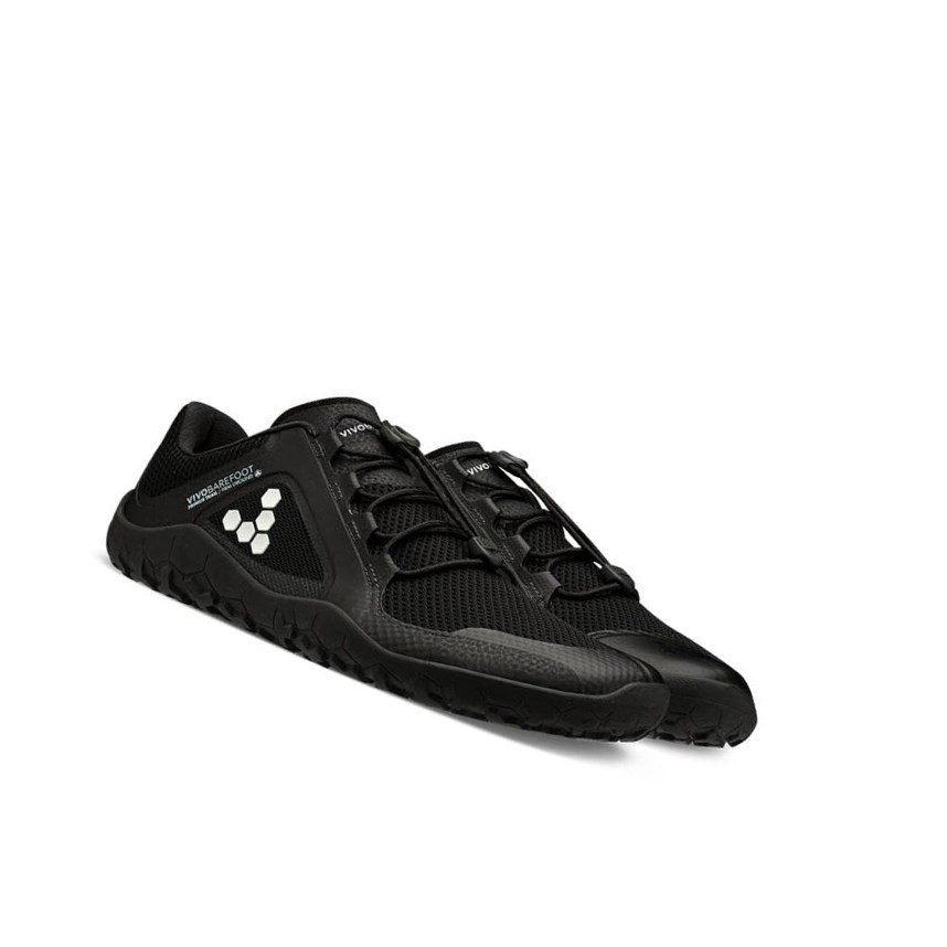 Tenis Trail Vivobarefoot Primus Trail Firm Ground Hombre Negros | 503687TSL