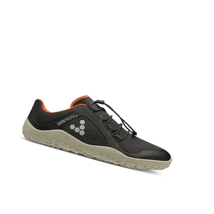 Tenis Trail Vivobarefoot Primus Trail WX Firm Ground Hombre Negros | 473695GIH