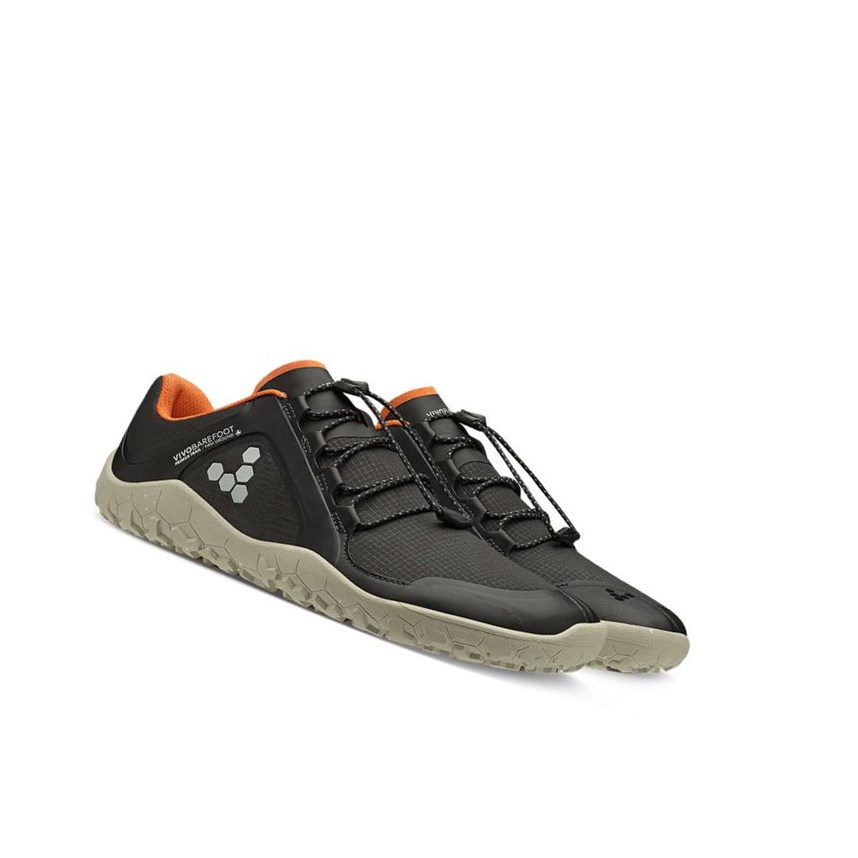 Tenis Trail Vivobarefoot Primus Trail WX Firm Ground Hombre Negros | 473695GIH