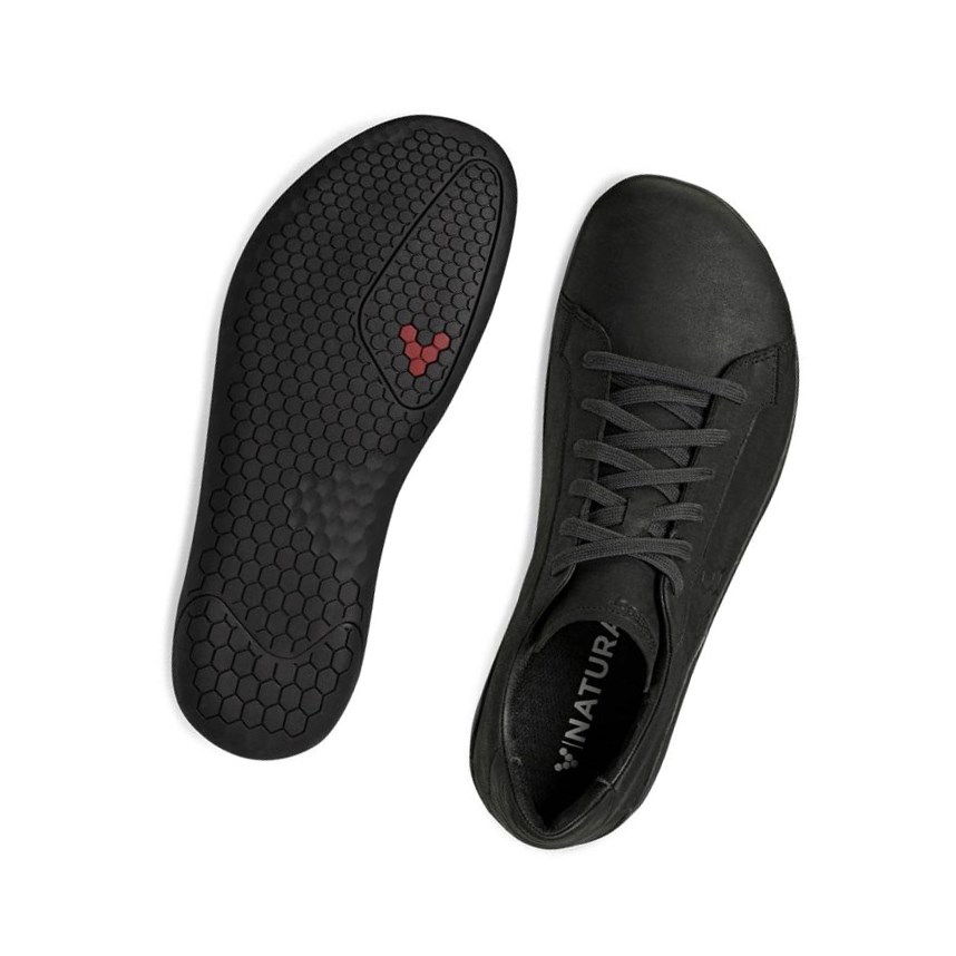 Tenis Vivobarefoot Geo Court II Hombre Negros | 691520HYC