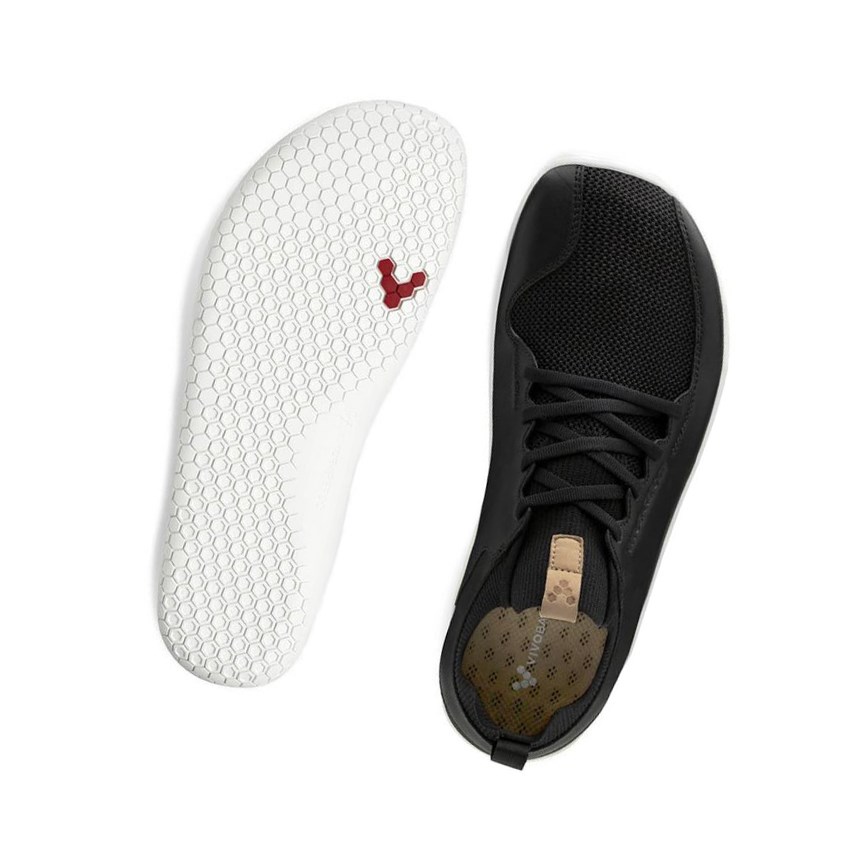 Tenis Vivobarefoot Primus Knit Hombre Negros | 019547NZU