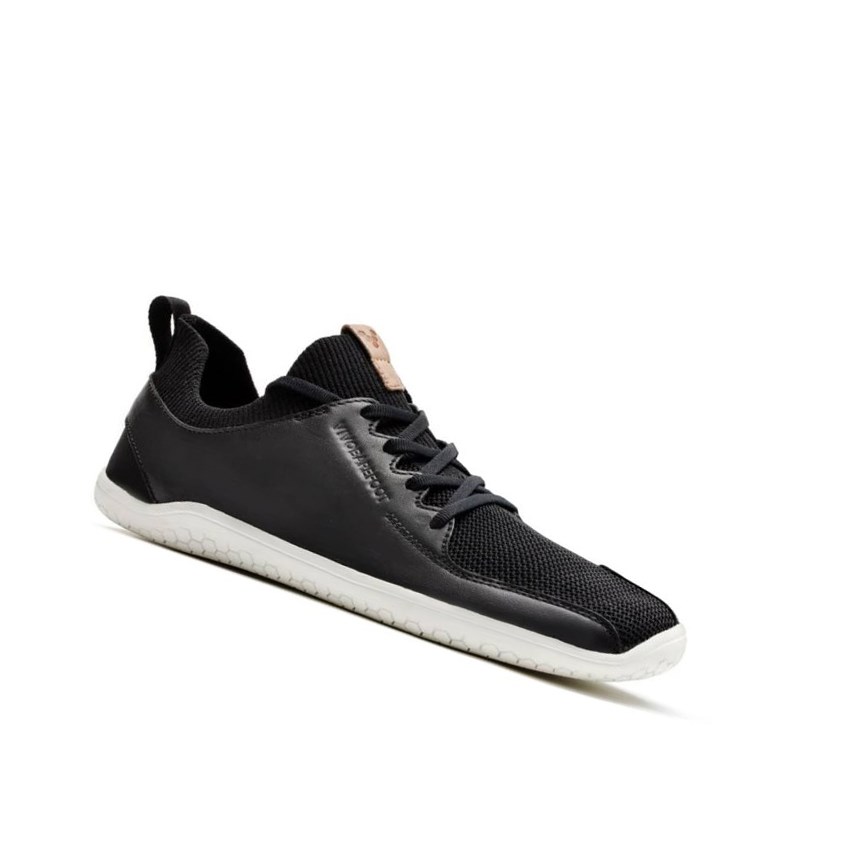 Tenis Vivobarefoot Primus Knit Hombre Negros | 019547NZU