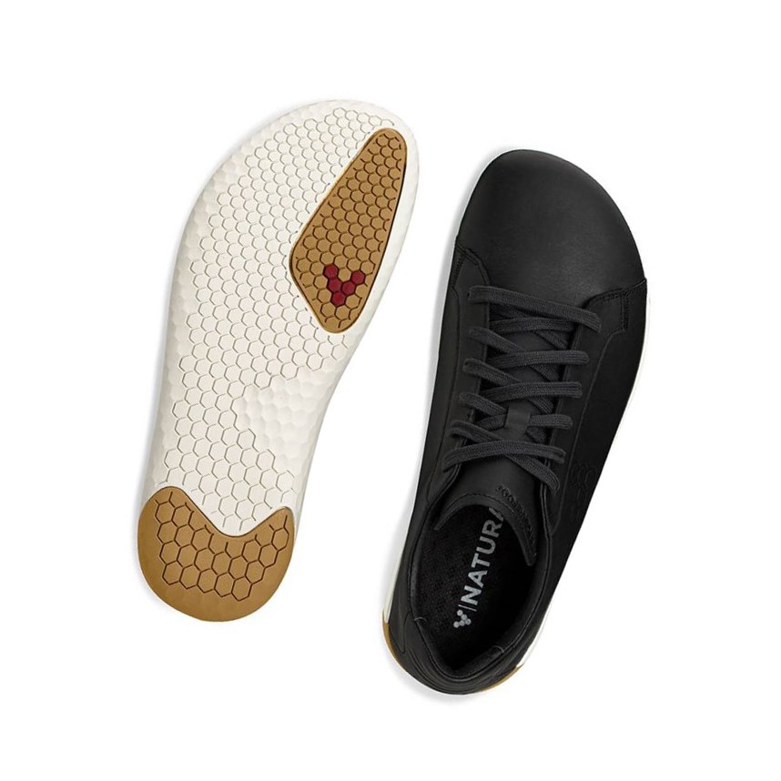 Zapatos Casuales Vivobarefoot Geo Court Hombre Negros | 071256ZFL