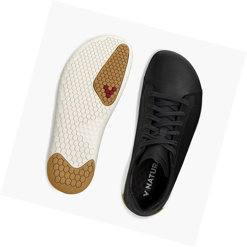 Zapatos Casuales Vivobarefoot Geo Court Mujer Negros | 539706JMV