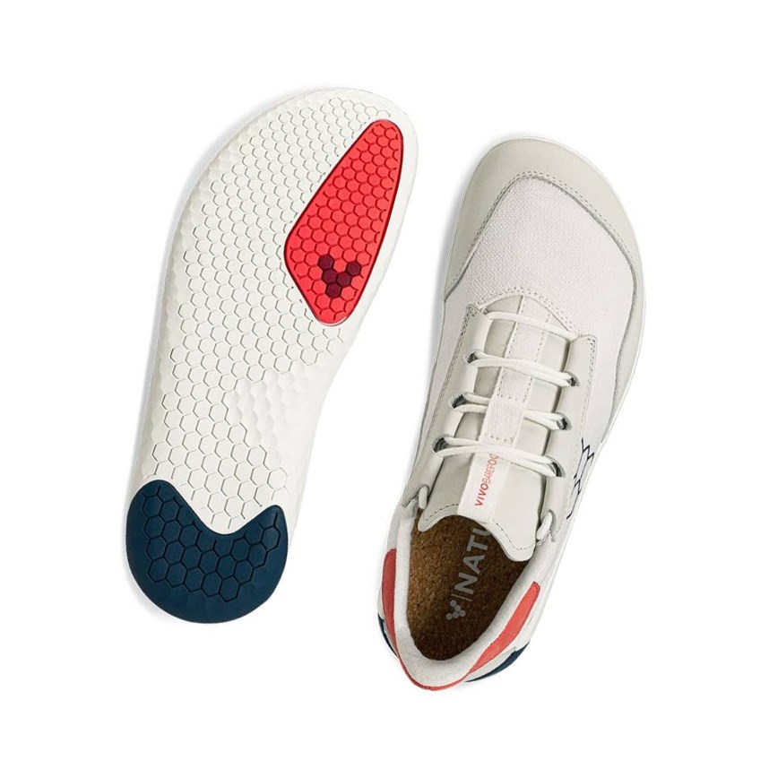 Zapatos Casuales Vivobarefoot Geo Shell Mujer Blancos | 914356BSJ