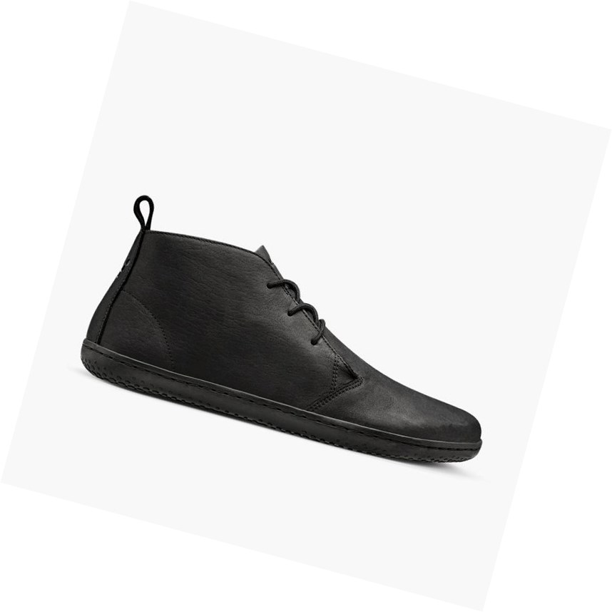 Zapatos Casuales Vivobarefoot Gobi II Hombre Negros | 391624TCO