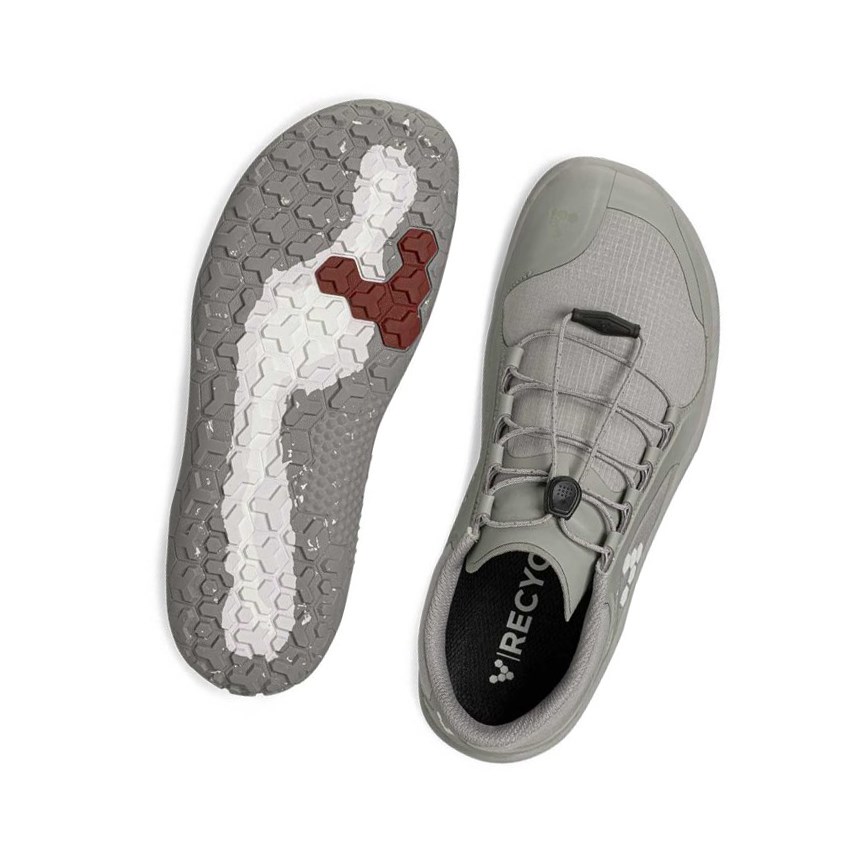 Zapatos Invierno Vivobarefoot Primus Trail II All Weather Firm Ground Mujer Grises | 604837OSX