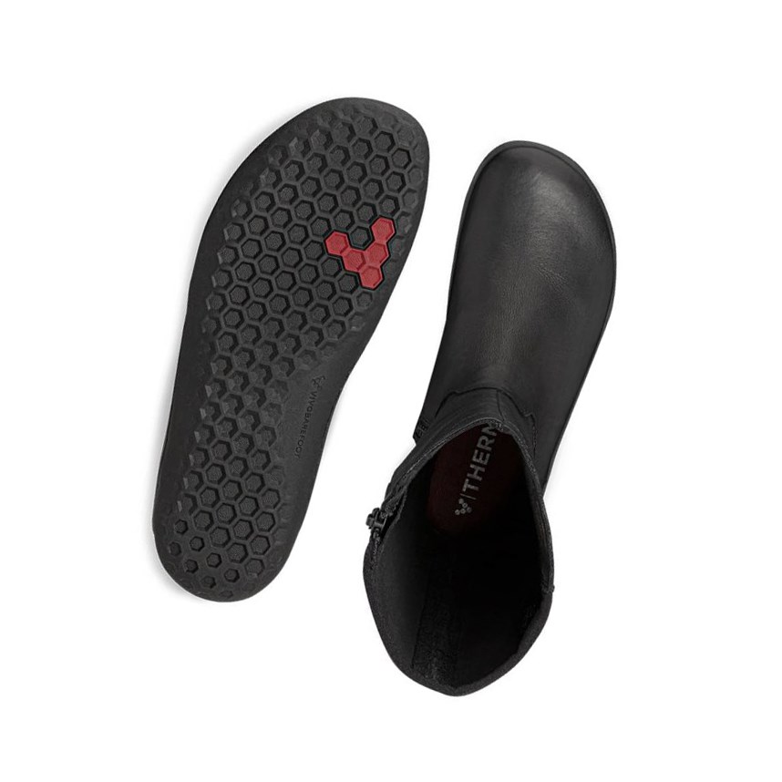 Zapatos Invierno Vivobarefoot Ryder Mujer Negros | 150426YPO