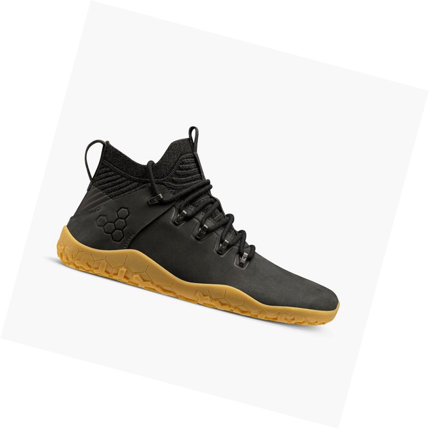 Zapatos Outdoor Vivobarefoot Magna FG Hombre Negros | 018546FRL