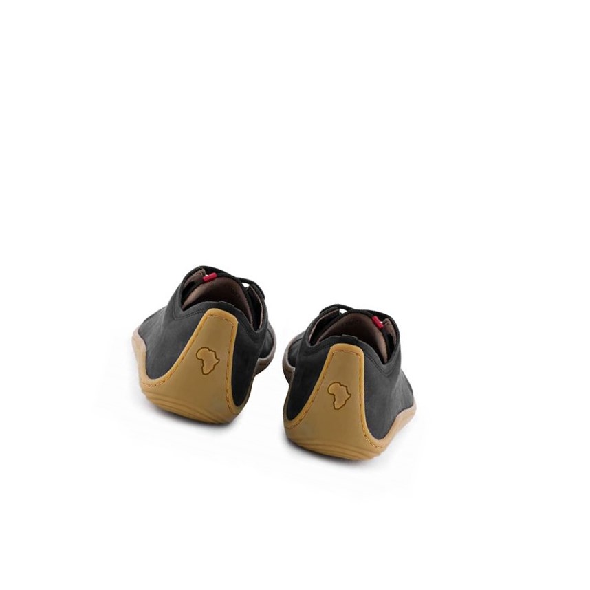 Zapatos con Cordones Vivobarefoot Addis Soul of Africa Mujer Negros | 238710MOQ