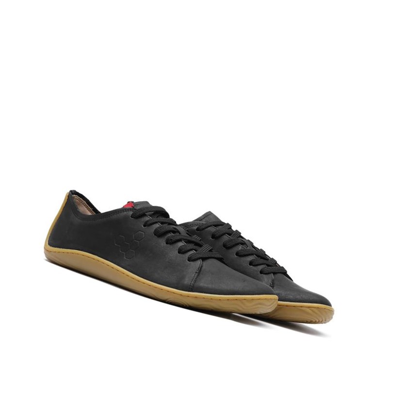 Zapatos con Cordones Vivobarefoot Addis Soul of Africa Mujer Negros | 238710MOQ