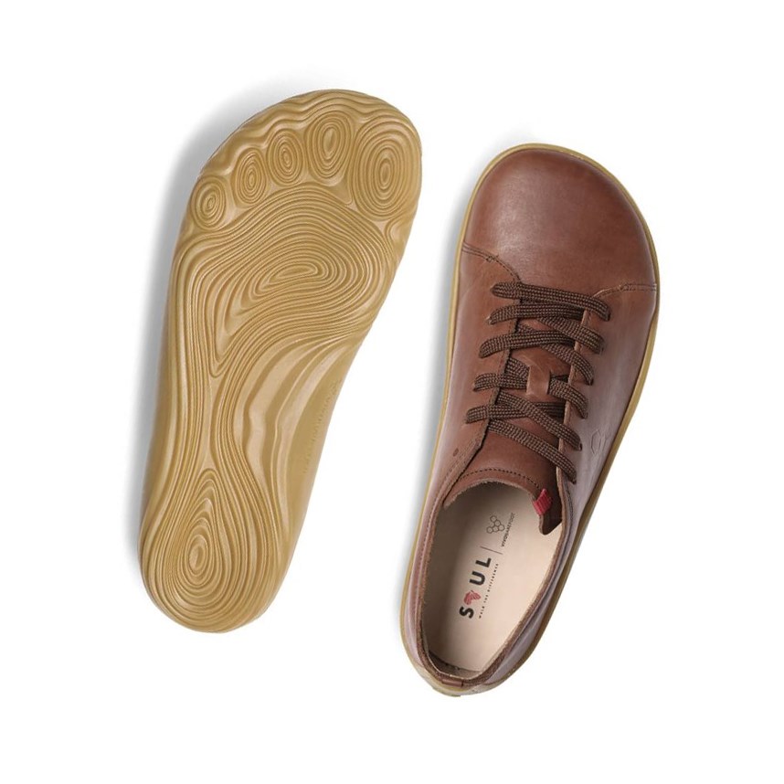 Zapatos con Cordones Vivobarefoot Addis Soul of Africa Hombre Marrom | 412089QWG