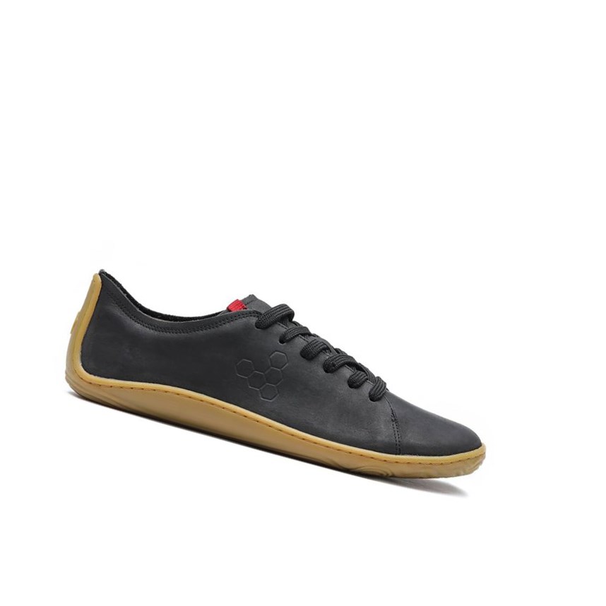 Zapatos con Cordones Vivobarefoot Addis Soul of Africa Hombre Negros | 540798IVA