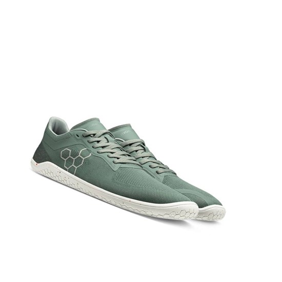 Tenis Para Correr Vivobarefoot Geo Racer II Hombre Verdes | 947150KEM