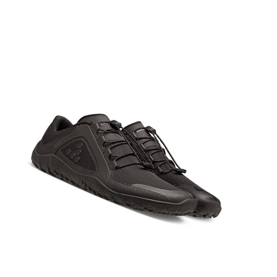 Tenis Para Correr Vivobarefoot Primus Trail II Firm Ground Hombre Negros | 306748LXW