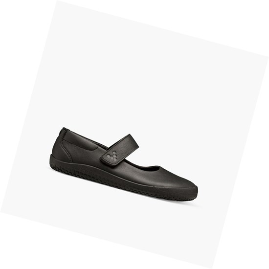 Tenis Para Correr Vivobarefoot Wyn School II Juniors Niños Negros | 845690WXK