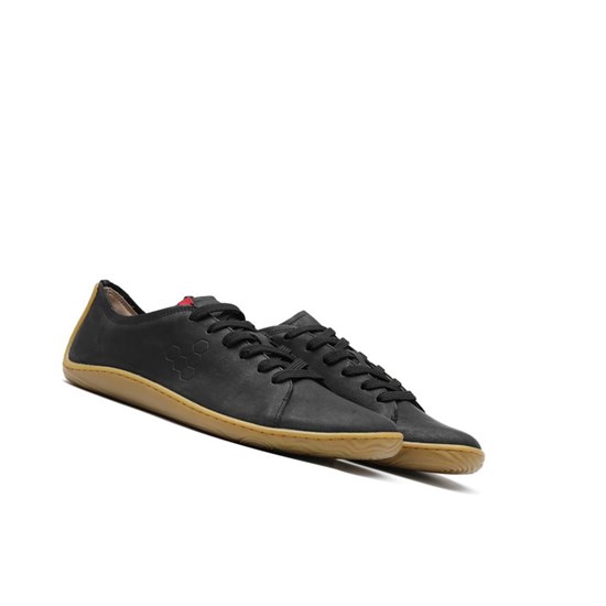 Zapatos con Cordones Vivobarefoot Addis Soul of Africa Hombre Negros | 760821VZU